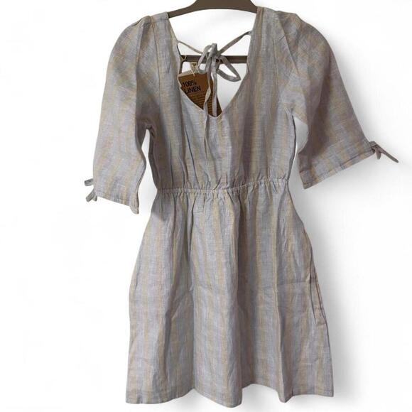 Reistor linen dress small NWT - Picture 5 of 6